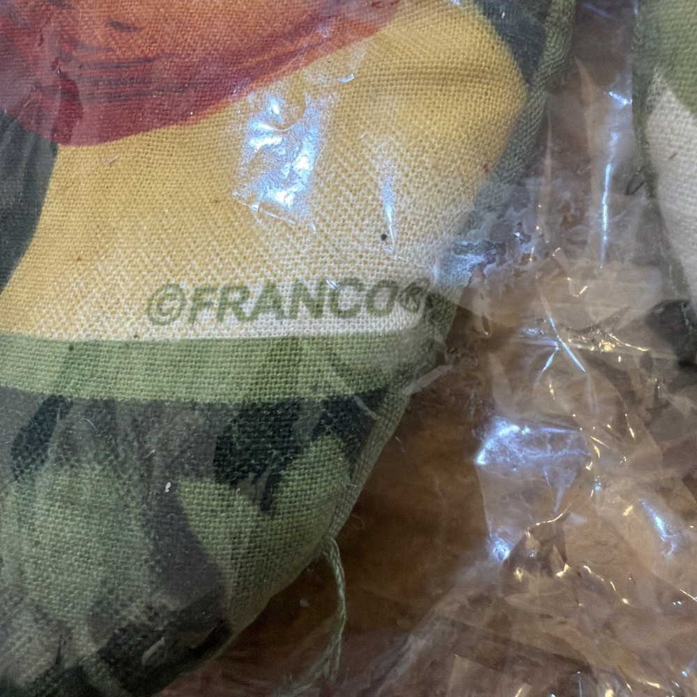 Vintage Franco Apple Theme Cottage Core oven Mitt New Old Stock - Picture 2 of 6